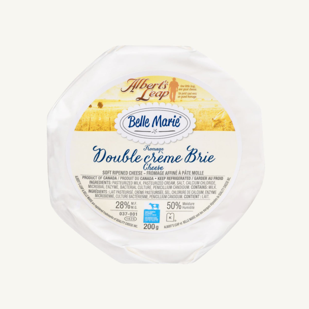 BELLE MARIE DOUBLE CREME BRIE - Albert's Leap