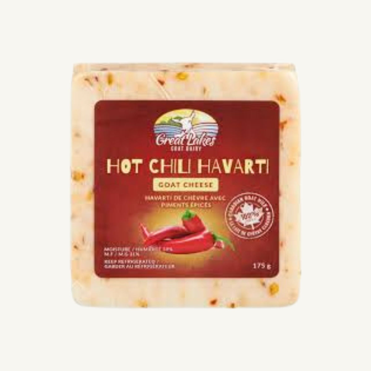 GOAT HOT CHILI HAVARTI - Great Lakes Goat Dairy